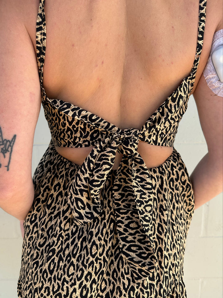 Oceanna Mini Dress - Fierce Camel