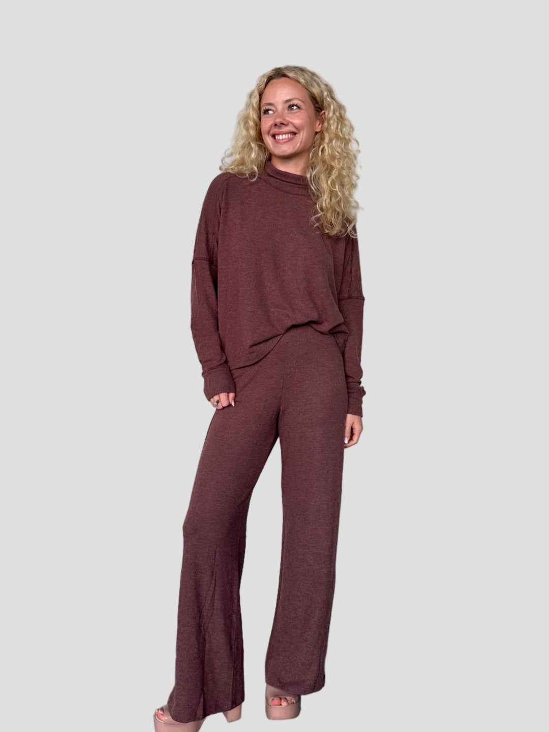 Jones Wide Leg Pant - Espresso