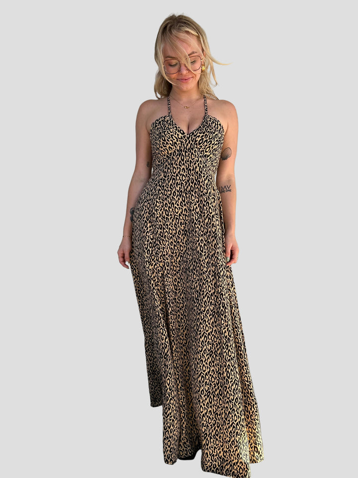 Lilia Maxi Dress - Fierce Camel
