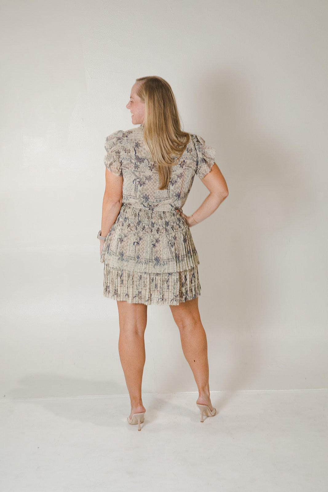 Allegra Dress - Stone Combo