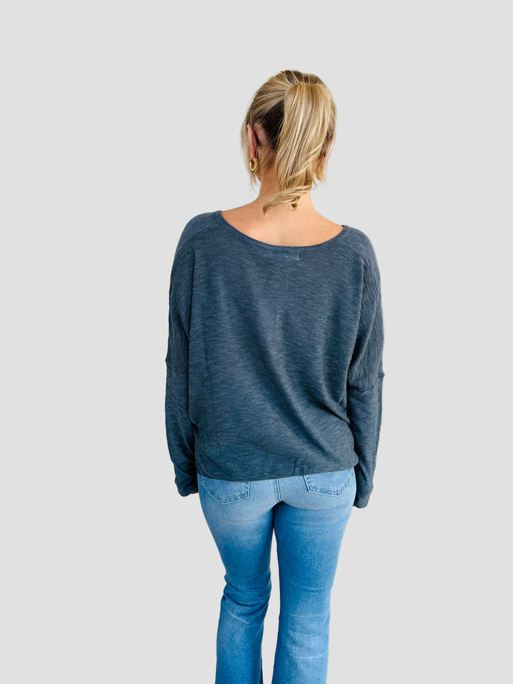 Dolphin Knit Sweater - Basalt