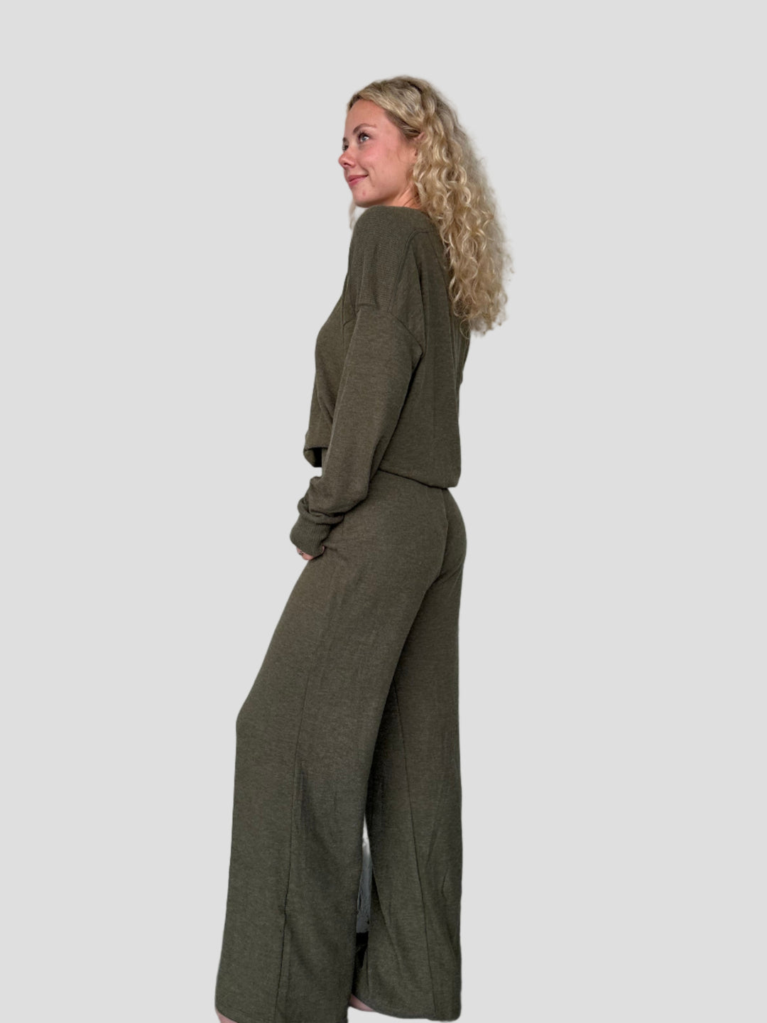 Jones Wide Leg Pant - Topiary