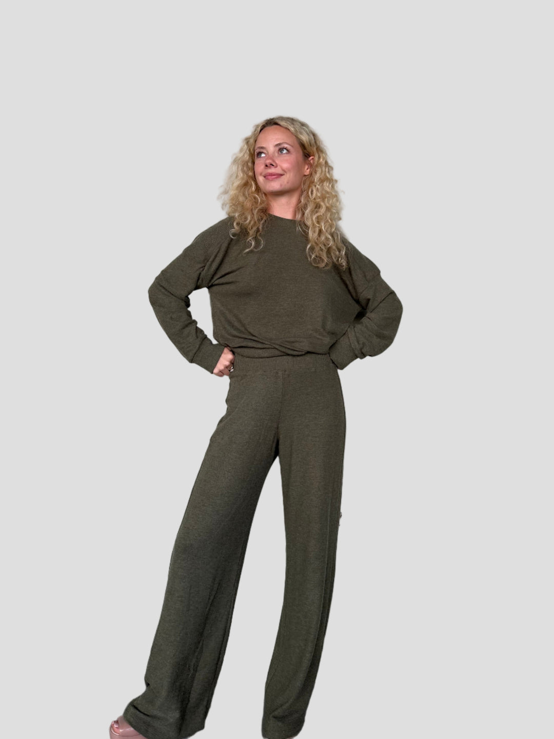 Jones Wide Leg Pant - Topiary