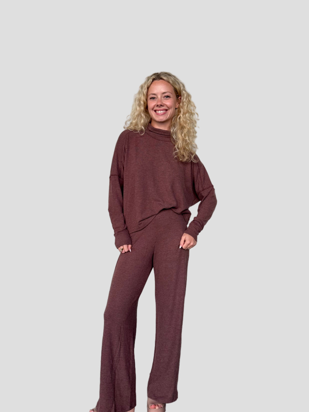 Jones Wide Leg Pant - Espresso