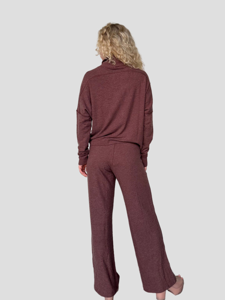 Jones Wide Leg Pant - Espresso