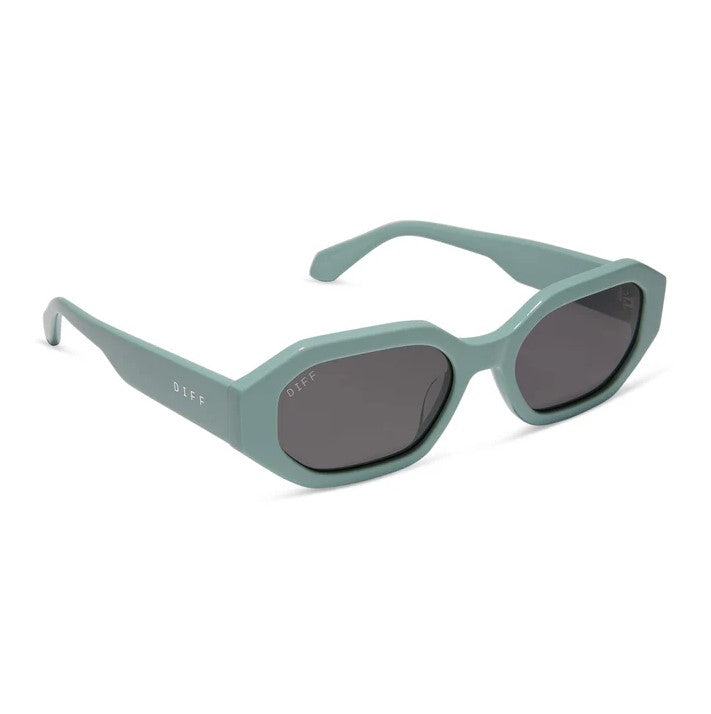 Allegra Sunglasses - Steel Teal + Grey Polarized