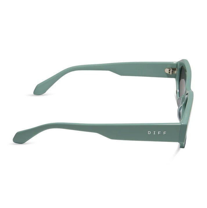Allegra Sunglasses - Steel Teal + Grey Polarized