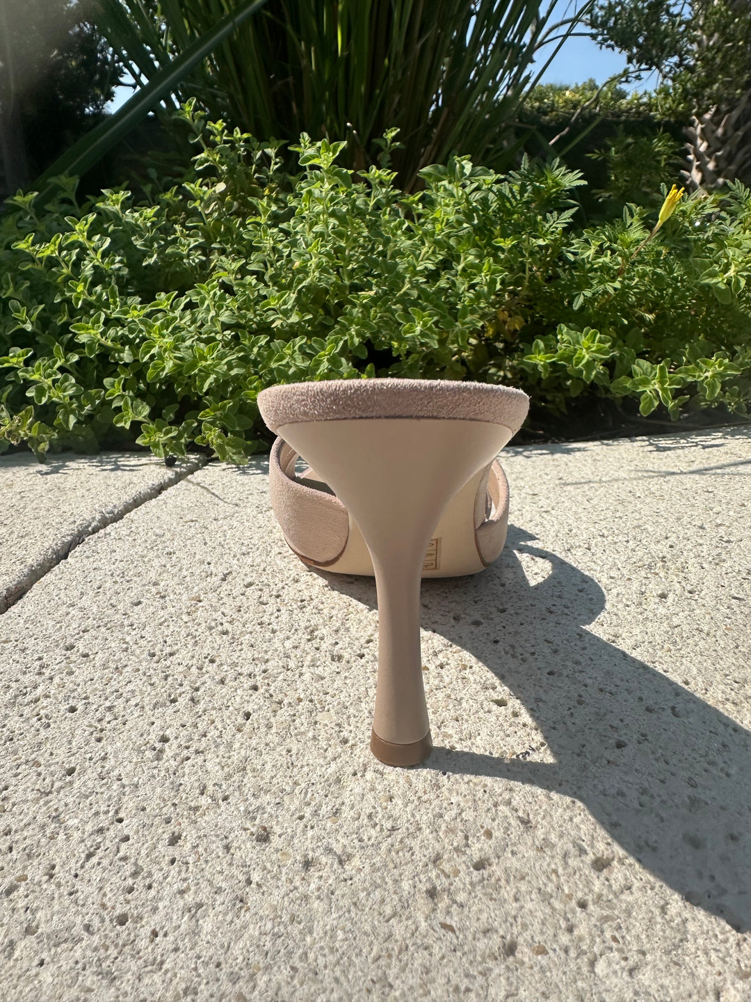 Symone Heel - Beige Suede