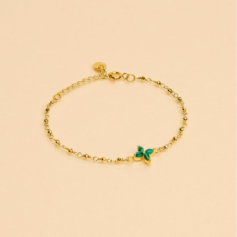India Costa Malachite Bracelet
