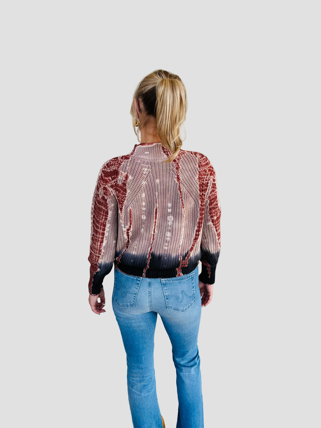 Bernice Sweater - Nut Bamboo Ombre