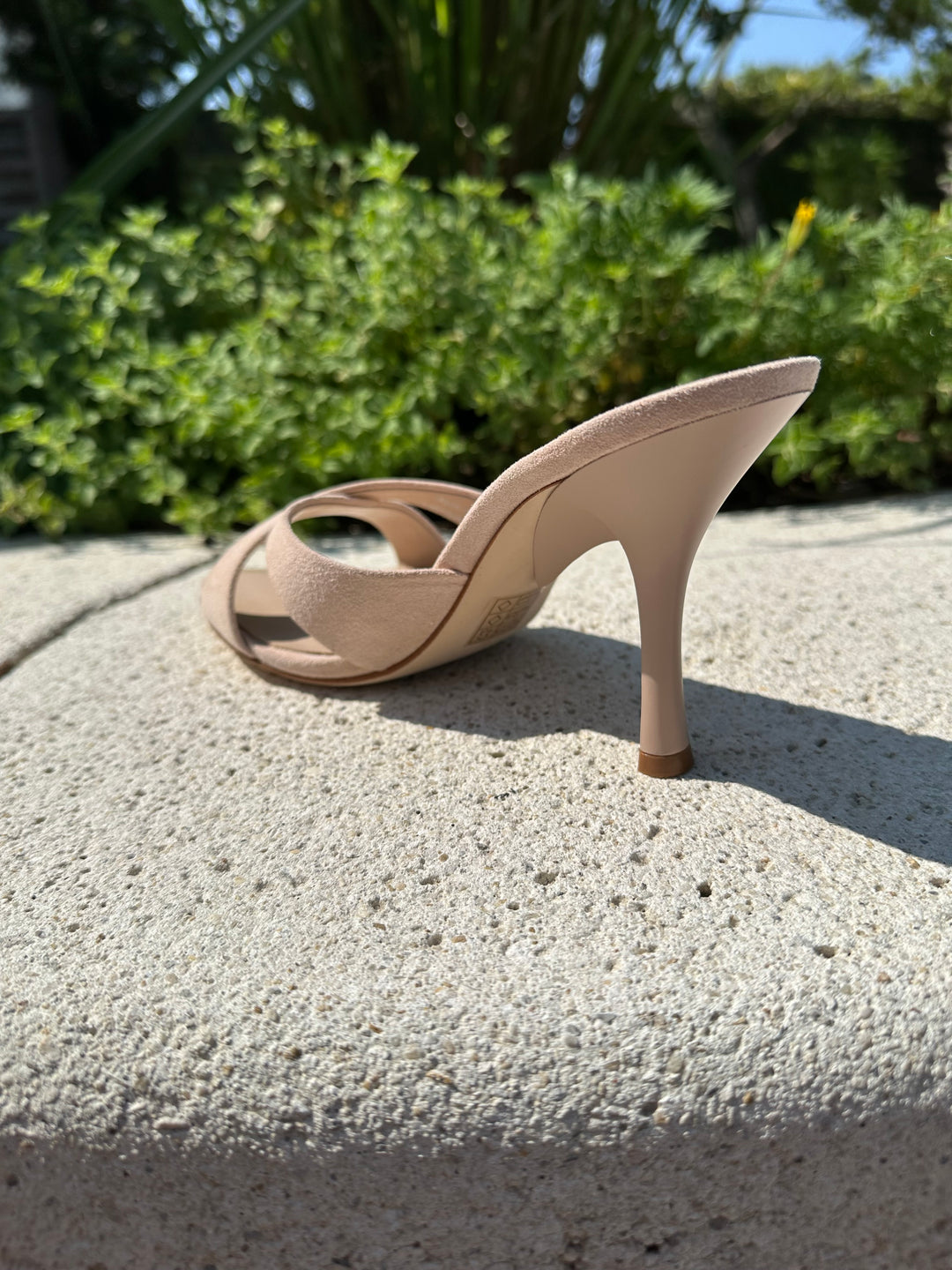 Symone Heel - Beige Suede