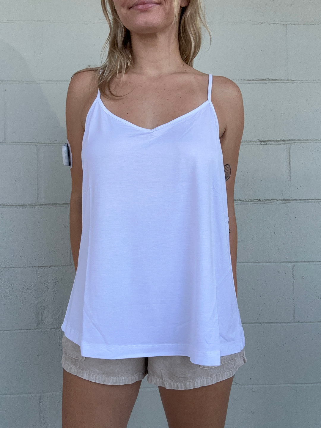 White Modal Cami