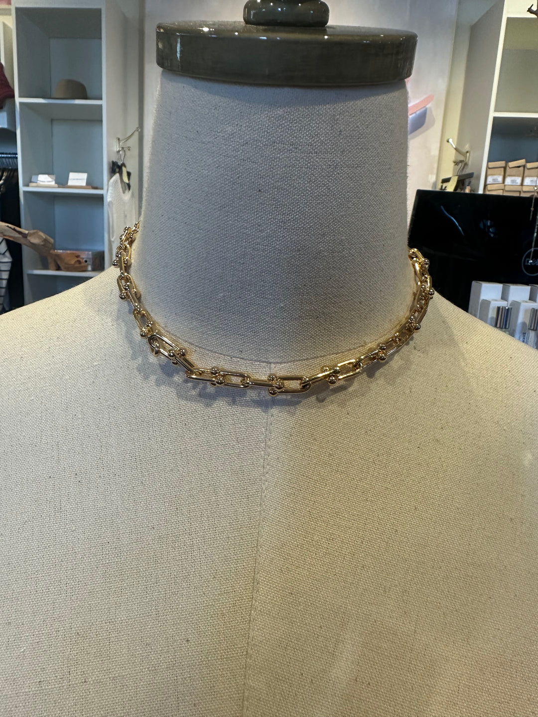 16" 6mm U Link Chain Necklace