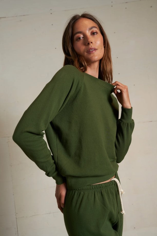 Alexi French Terry Sweatshirt - Fern Green