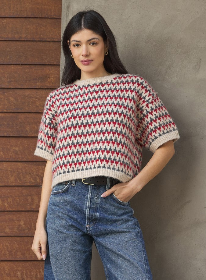 Atla Tee - Crimson Combo
