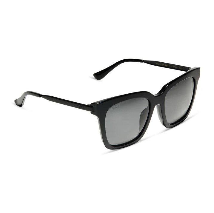 Bella Sunglasses - Black + Grey Polarized