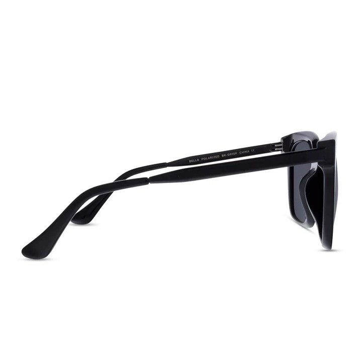 Bella Sunglasses - Black + Grey Polarized