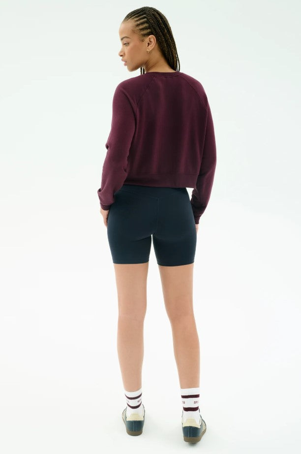 Brooks Fleece Sweatshirt - Dark Cherry