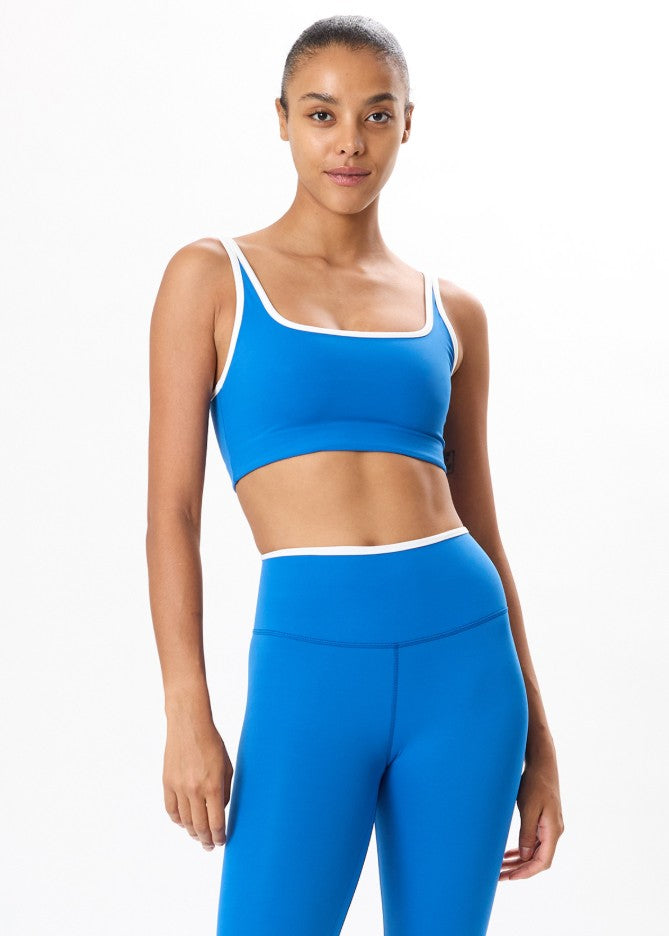 Cait Rigor Bra - Classic Blue/White