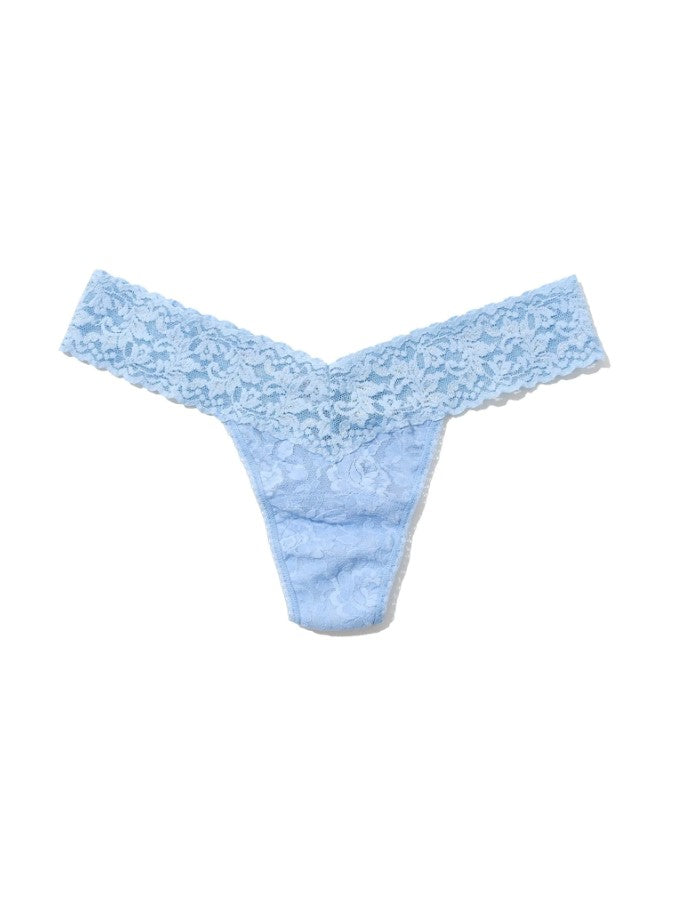 Signature Lace Original Rise Thong - Clarity