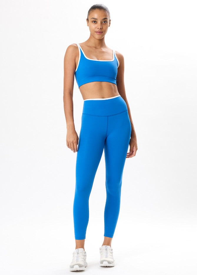 Classic Blue/White Easton High Waist Rigor 7/8 Legging