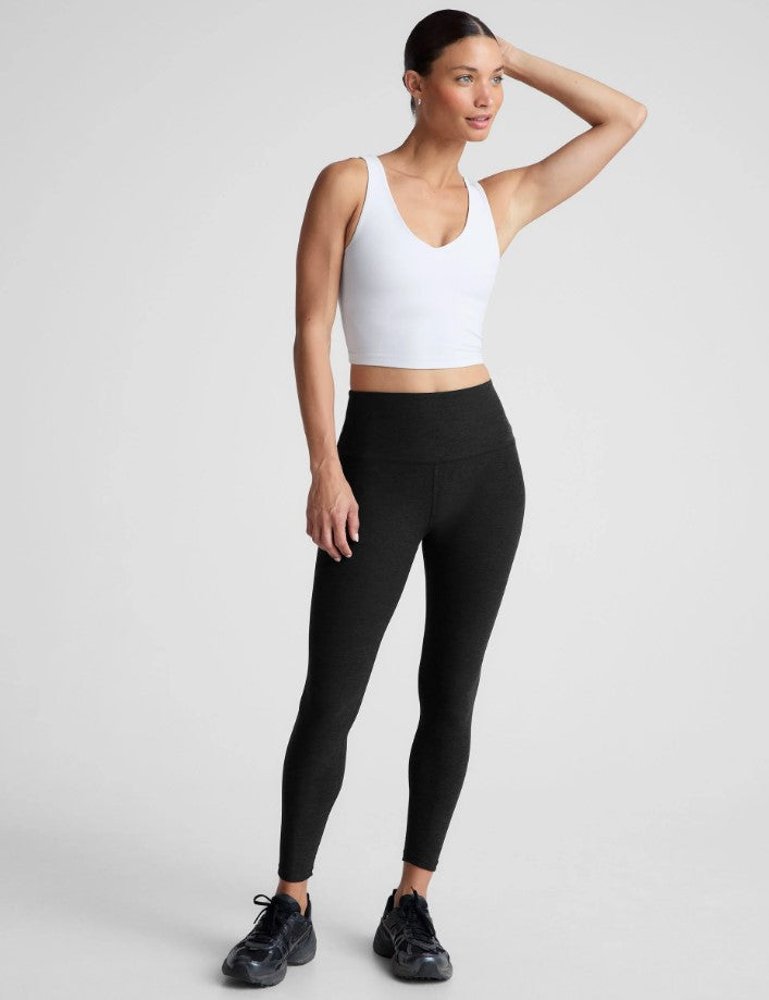 Cloud White Spacedye Good Day Cropped Tank