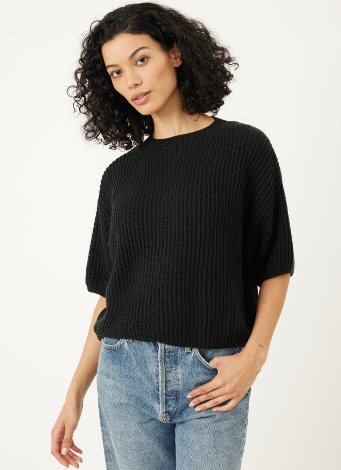 Harper Tee Sweater - Black