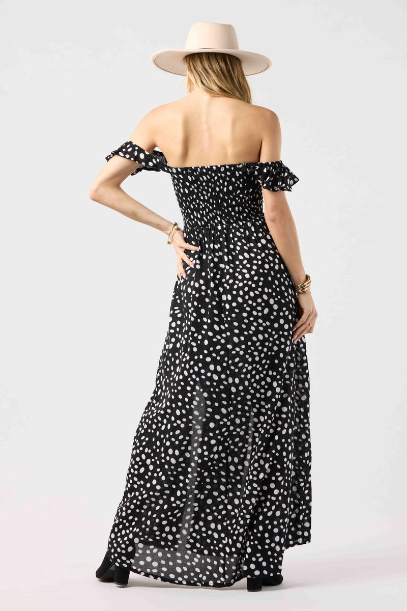 Hollie Maxi Dress - Pebbles Black