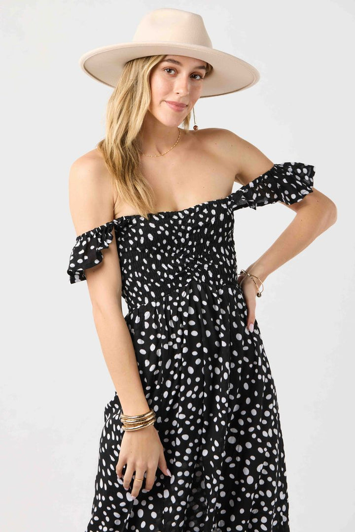 Hollie Maxi Dress - Pebbles Black