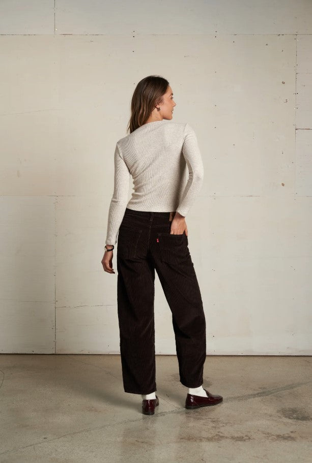 Jolie Rib Crewneck Sweater - Oatmeal