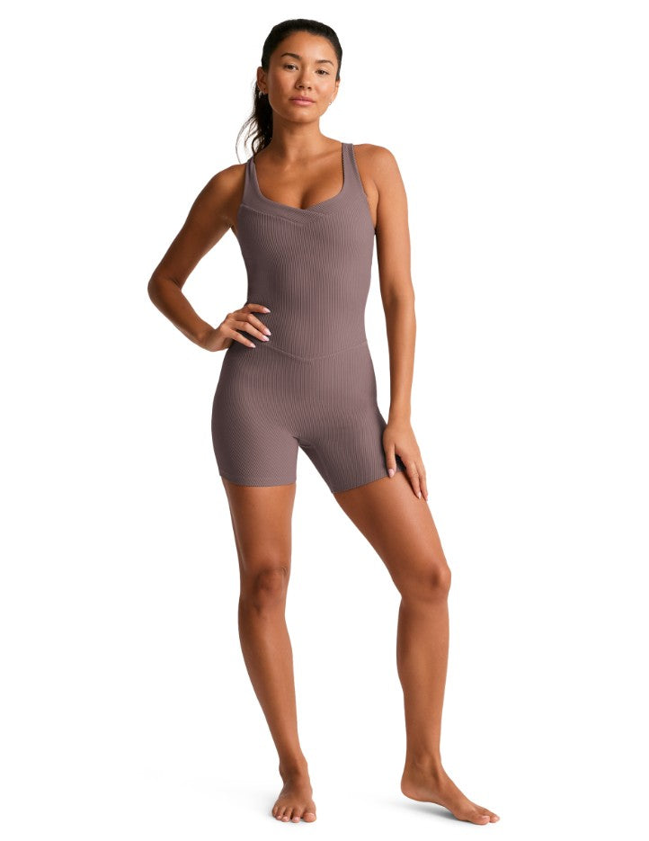 Routine Ribbed Biker Jumpsuit