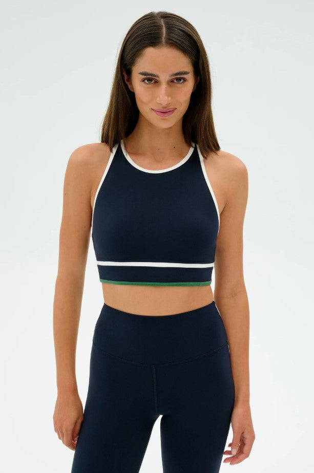 Layla Airweight Bra - Indigo/White