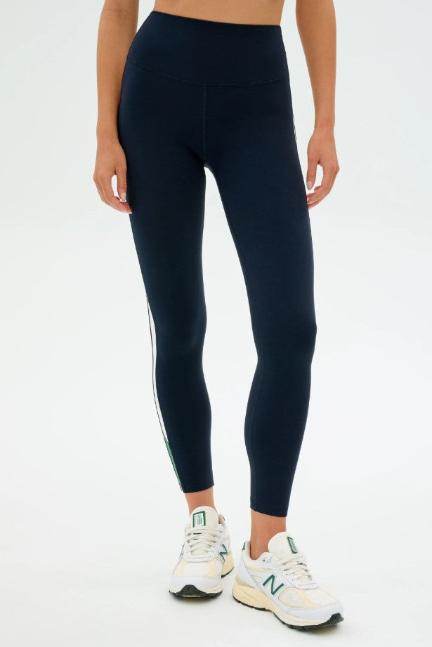 Layla Airweight High Waist 7/8th Legging - Indigo/White