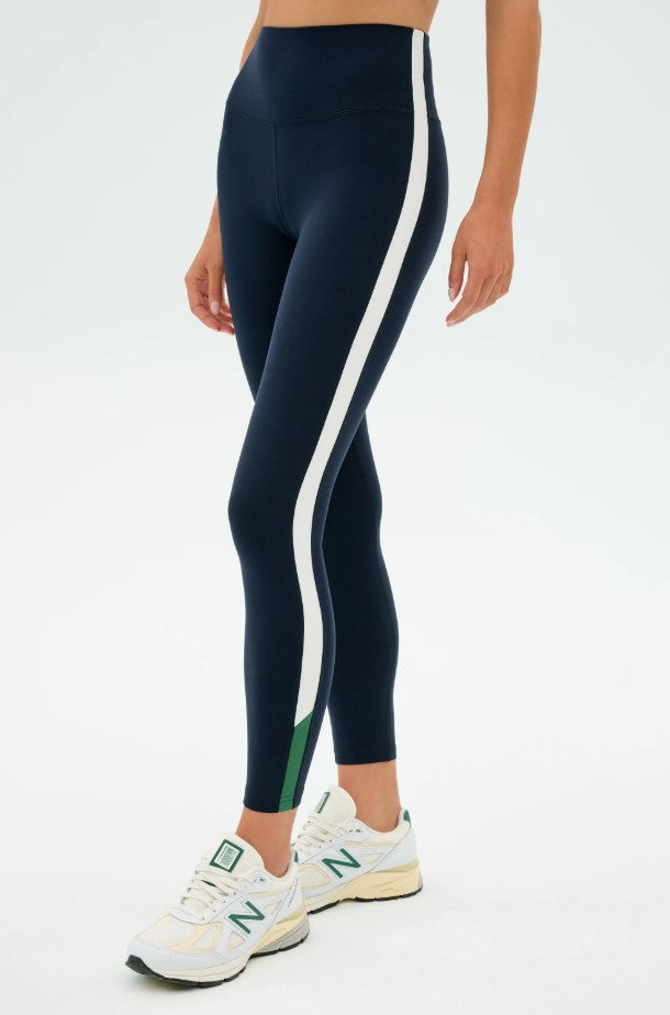 Layla Airweight High Waist 7/8th Legging - Indigo/White