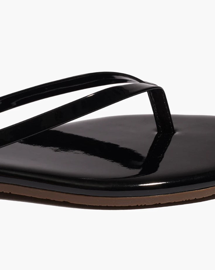 Square Toe Lily Flip Flop - Licorice