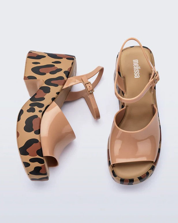 Lina Platform - Beige/Black