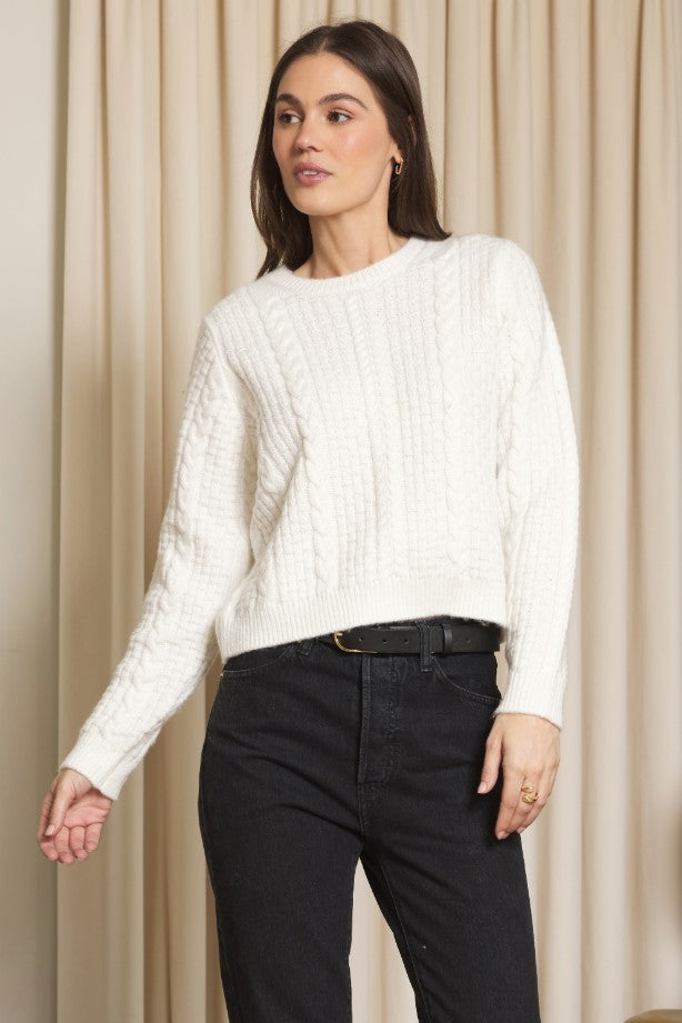 Loree Pullover Sweater - Chalk