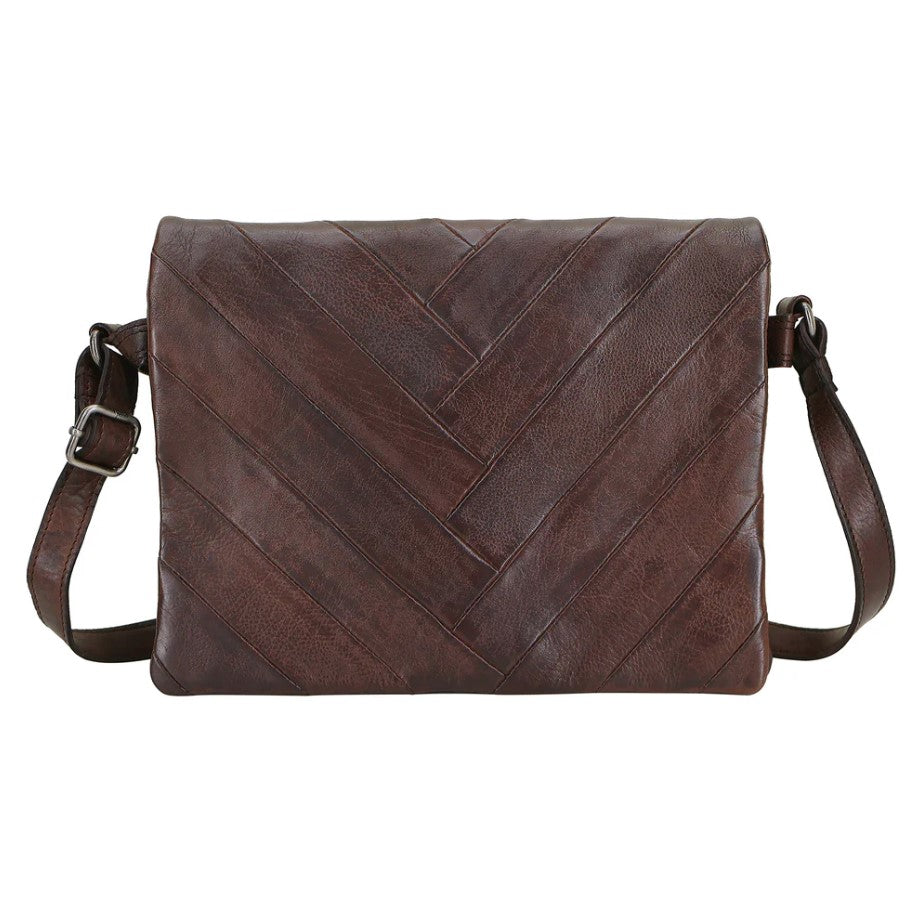 Luca Leather Crossbody - Brown