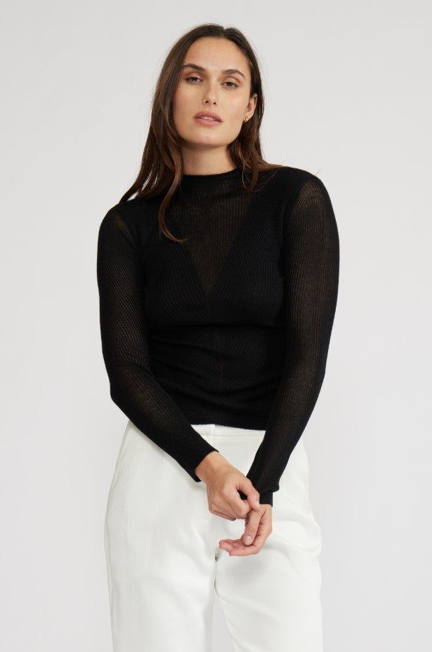 Martin Knit Top - Black