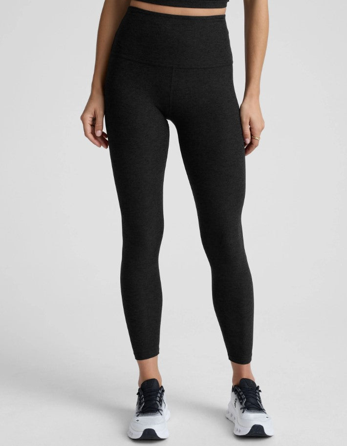 Spacedye High Waist Midi Legging - Darkest Night