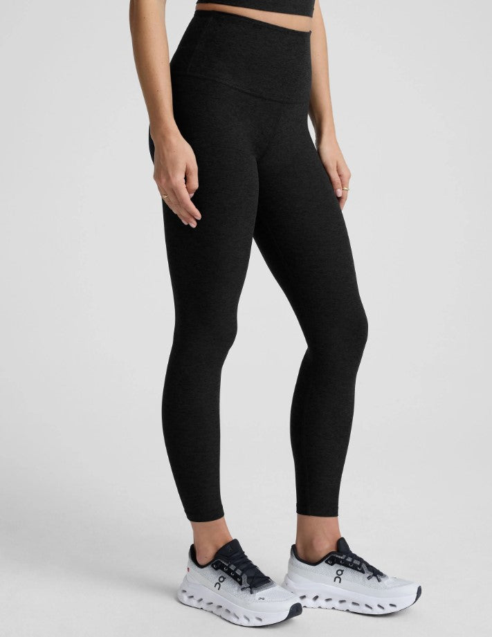 Spacedye High Waist Midi Legging - Darkest Night