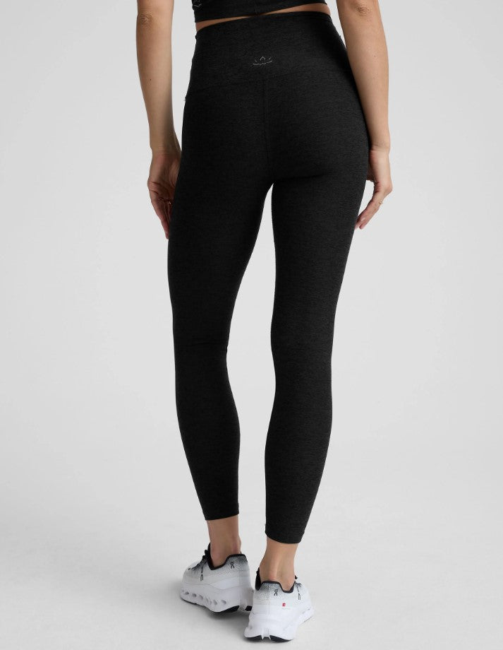 Spacedye High Waist Midi Legging - Darkest Night