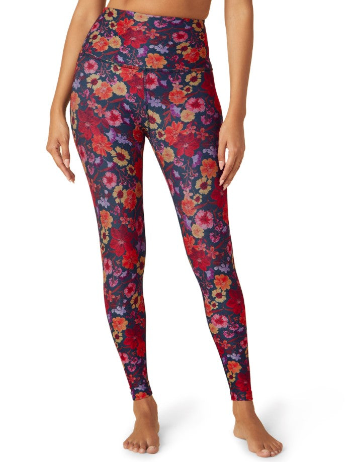 Softmark High Waisted Midi Legging - Summer Bouquet