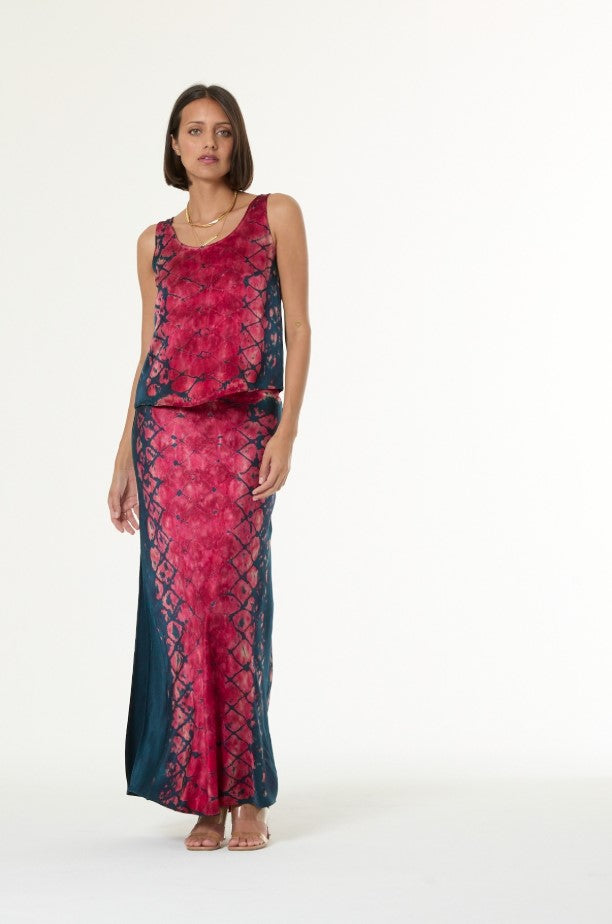 Nari Tank - Deep Teal Boa