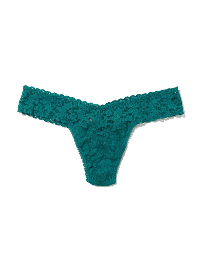 Signature Lace Original Rise Thong - Northern Lights
