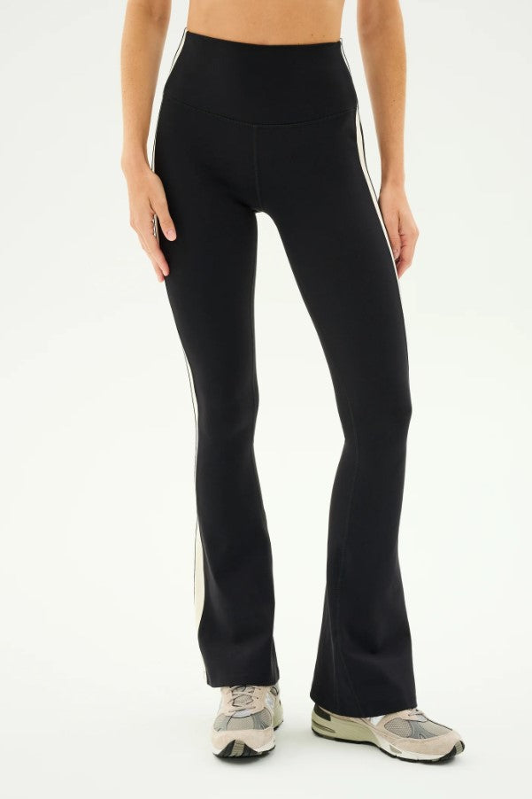 Raquel High Waist 30" Flare - Black/Creme