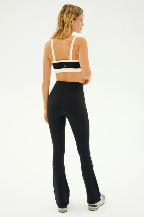 Raquel High Waist 30" Flare - Black/Creme