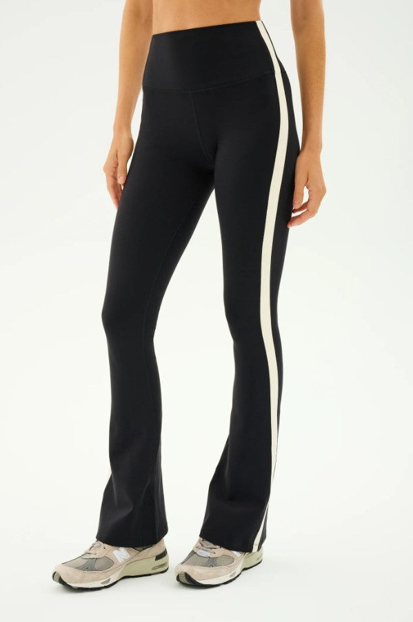 Raquel High Waist 30" Flare - Black/Creme