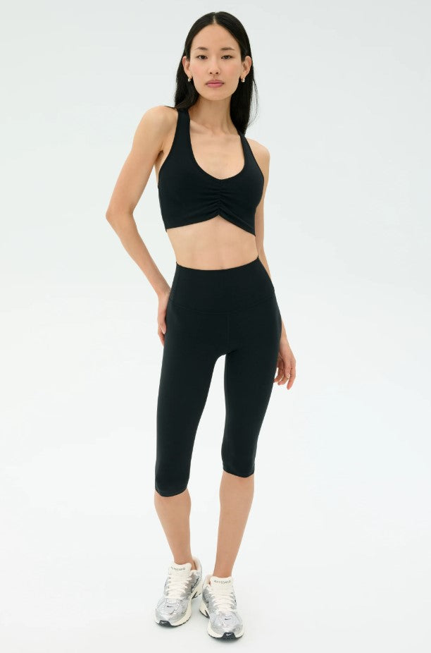 Airweight Bra with Ruching - Black