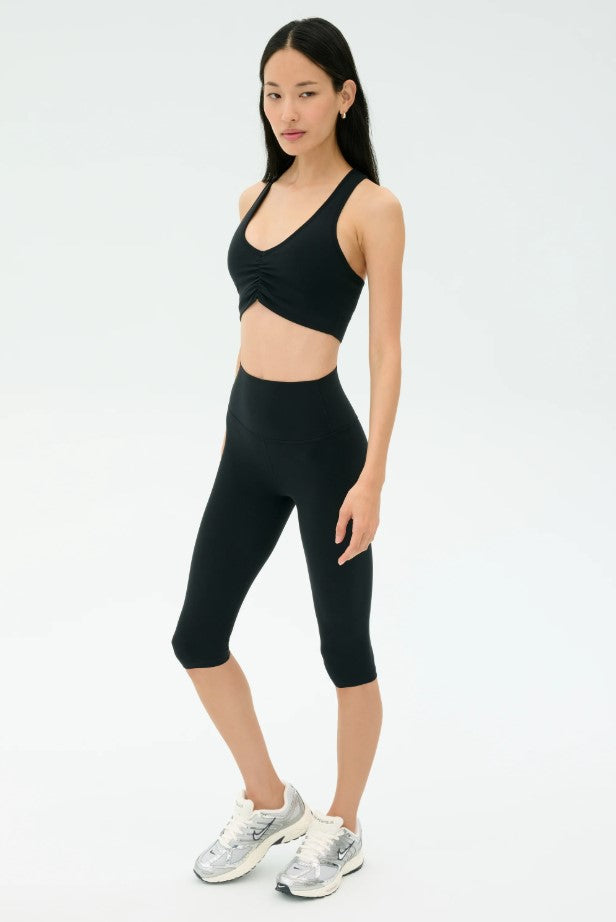 Airweight Bra with Ruching - Black